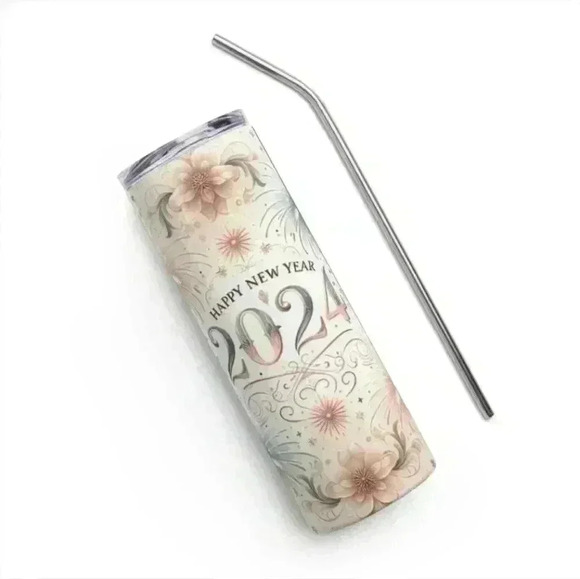 Happy new year 2024 tumbler - Picture 2 of 3